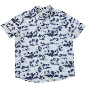 HURLEY WAILUKU short sleeve woven surfer beach cruise Hawaiian shirt size XL